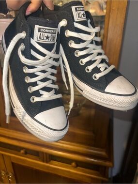 Converse Black & White High Top Sneakers